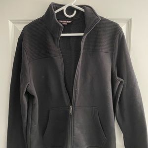Michael Kors zip up black sweatshirt